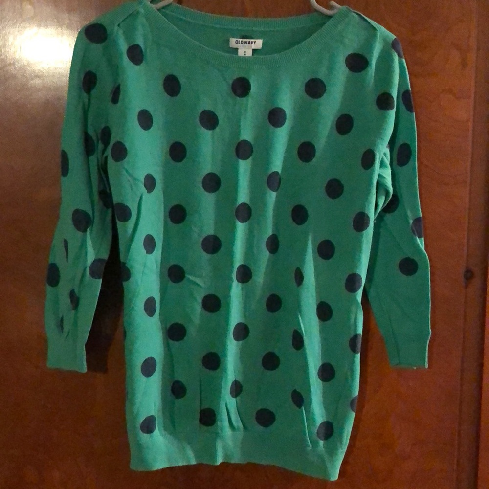 Polka dot sweater